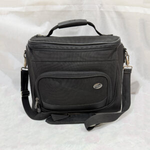 American Tourister Hanging Toiletry Kit – Vintage 2003 Travel Organizer (Black, 600D Polyester)