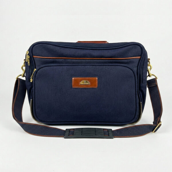 Samsonite Banbury Laptop Briefcase - Navy Blue Pre Loved